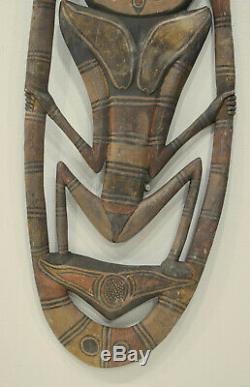 Papua New Guinea Mask Samban Ancestor Latmul Tribe Guardian Mask