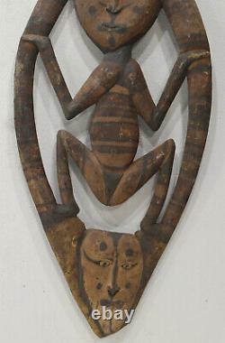 Papua New Guinea Mask Samban Ancestor Latmul Tribe Guardian Mask