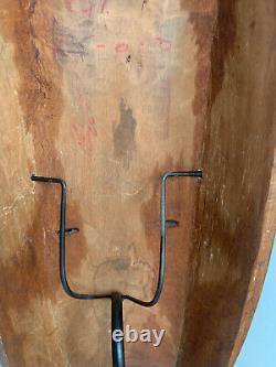 Papua New Guinea Mask Sepik River Large Hardwood Mask on Stand