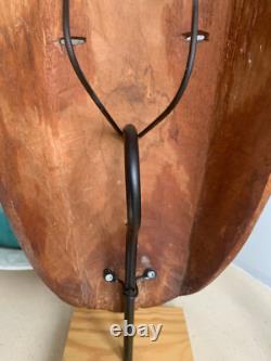 Papua New Guinea Mask Sepik River Large Hardwood Mask on Stand