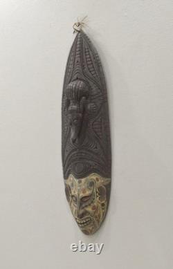 Papua New Guinea Mask Tambanum Big Mouth Spirit Mask East Sepik River
