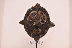 Papua New Guinea Mask Yam Turtle Kaminbit Village W STAND Oceanic