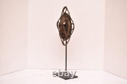 Papua New Guinea Mask Yam Turtle Kaminbit Village W STAND Oceanic