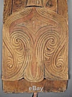 Papua New Guinea Massim Trobriand people Carved Architectural Panel ca. 20th c