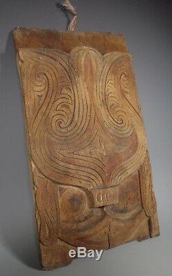 Papua New Guinea Massim Trobriand people Carved Architectural Panel ca. 20th c