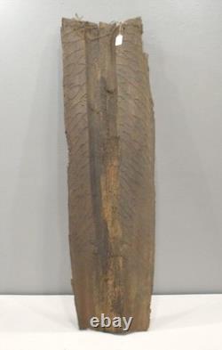Papua New Guinea Mens Hut Wood Bark Painting