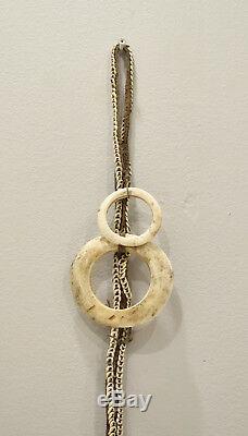 Papua New Guinea Necklace Conus Shell Boars Teeth Bell Magic Necklace