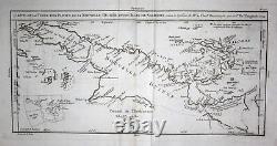 Papua New Guinea Oceania Philippe Pretot Vaugondy Card Map Copperplate 1 186355