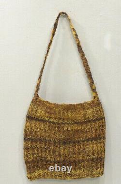 Papua New Guinea Old Orchid Stem Woven Bag