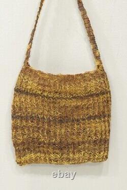 Papua New Guinea Old Orchid Stem Woven Bag