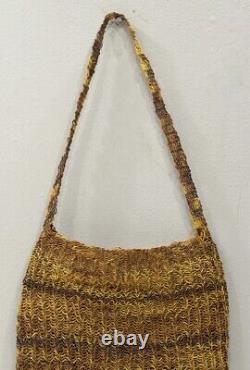 Papua New Guinea Old Orchid Stem Woven Bag