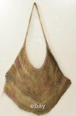 Papua New Guinea Old Woven Bilum Bag