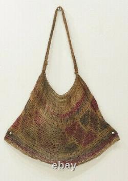 Papua New Guinea Old Woven Bilum Bag