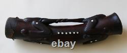 Papua New Guinea PNG Carved Wooden Hand Drum Kundu Tribal Art 48cm Long