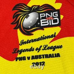 Papua New Guinea PNG NRL Bid 2012 Rare Rugby League Jersey Men's Large L