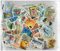Papua New Guinea Pack of 600 Different Off Paper Stamps