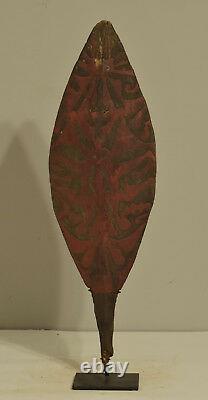 Papua New Guinea Paddle Fragment Ornately Carved