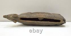 Papua New Guinea Pig Body Face Split Gong Wood Drum