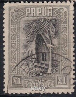 Papua New Guinea. SG 145, £1 black & olive-grey. Used