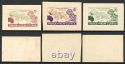 Papua New Guinea SG36/8 1962 South Pacific Conference Imperf PLATE PROOFS