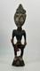 Papua New Guinea Sepik Ancestor Figure Cowrie Eyes 15? Carved Wood Mid C VTG