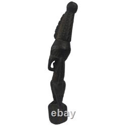 Papua New Guinea Sepik Ramu River Style Carved Wood Ancestor Figure 10