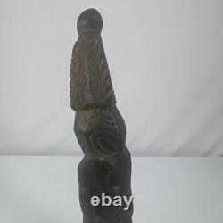 Papua New Guinea Sepik Ramu River Style Carved Wood Ancestor Figure 10
