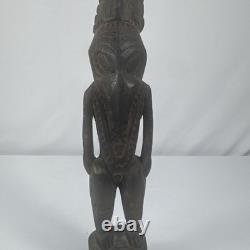 Papua New Guinea Sepik Ramu River Style Carved Wood Ancestor Figure 10