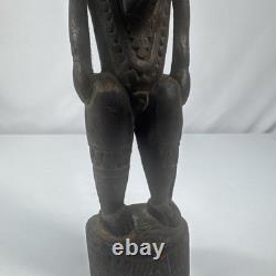 Papua New Guinea Sepik Ramu River Style Carved Wood Ancestor Figure 10