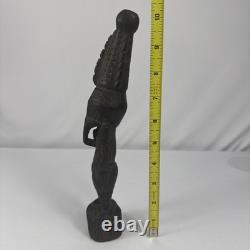 Papua New Guinea Sepik Ramu River Style Carved Wood Ancestor Figure 10