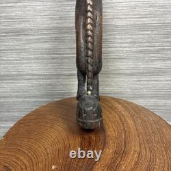 Papua New Guinea Sepik River Ancestor Figure Wood Carving Crocodile Ex-Curator