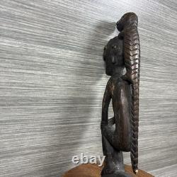 Papua New Guinea Sepik River Ancestor Figure Wood Carving Crocodile Ex-Curator