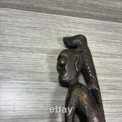 Papua New Guinea Sepik River Ancestor Figure Wood Carving Crocodile Ex-Curator