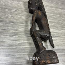 Papua New Guinea Sepik River Ancestor Figure Wood Carving Crocodile Ex-Curator