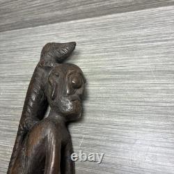 Papua New Guinea Sepik River Ancestor Figure Wood Carving Crocodile Ex-Curator