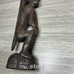 Papua New Guinea Sepik River Ancestor Figure Wood Carving Crocodile Ex-Curator