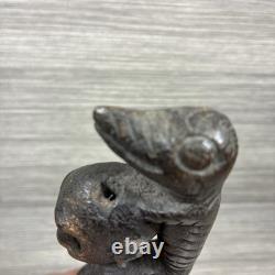 Papua New Guinea Sepik River Ancestor Figure Wood Carving Crocodile Ex-Curator