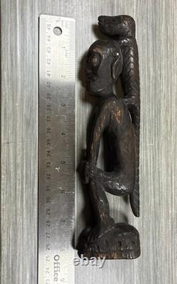 Papua New Guinea Sepik River Ancestor Figure Wood Carving Crocodile Ex-Curator
