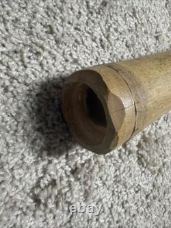 Papua New Guinea Sepik River Carved Flute with Bamboo Tube Tribal Oceanic Art