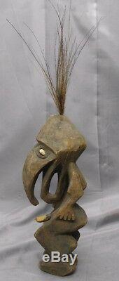 Papua New Guinea Sepik River Region Birdman Ancestor Figure Wood Carving