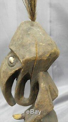 Papua New Guinea Sepik River Region Birdman Ancestor Figure Wood Carving