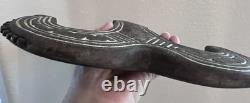 Papua, New Guinea Sepik River Region Hand-carved Tribal Samban 14 X 11