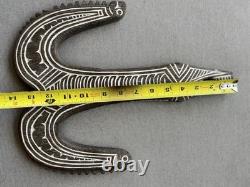 Papua, New Guinea Sepik River Region Hand-carved Tribal Samban 14 X 11