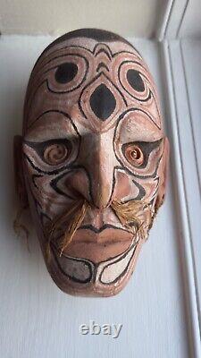 Papua New Guinea Sepik River Tribal Art Oceanic Pottery Mask Head