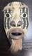 Papua New Guinea Sepik River Tribal Mask Hand Carved Wood with Animal Hair 12