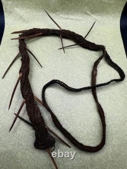Papua New Guinea Sepik River Woven Thorn Neck Ornament Woburu Village 1989