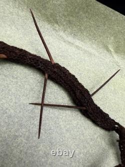 Papua New Guinea Sepik River Woven Thorn Neck Ornament Woburu Village 1989