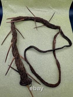 Papua New Guinea Sepik River Woven Thorn Neck Ornament Woburu Village 1989