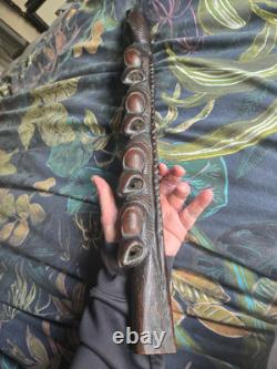 Papua New Guinea, Sepik Tribal Art Staff