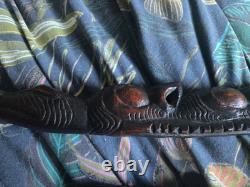 Papua New Guinea, Sepik Tribal Art Staff